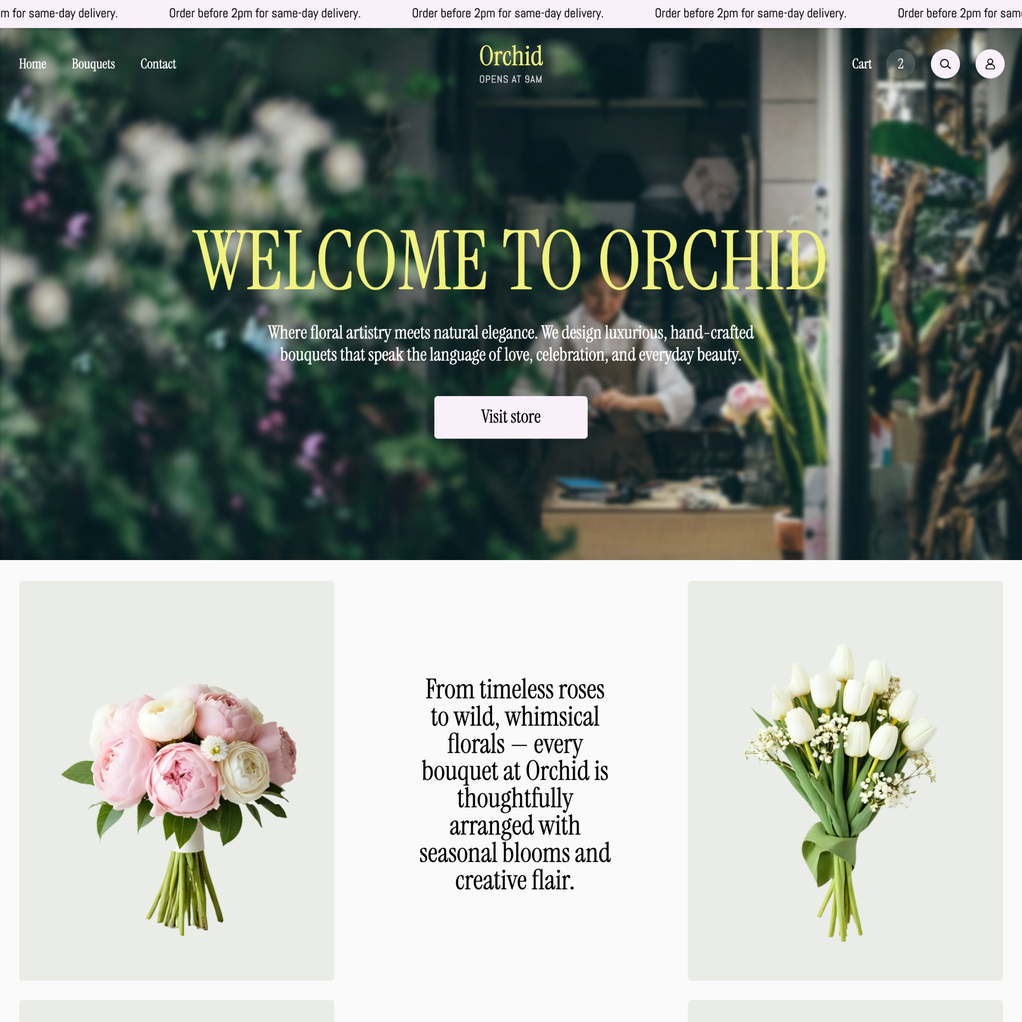 Orchid Shopify theme